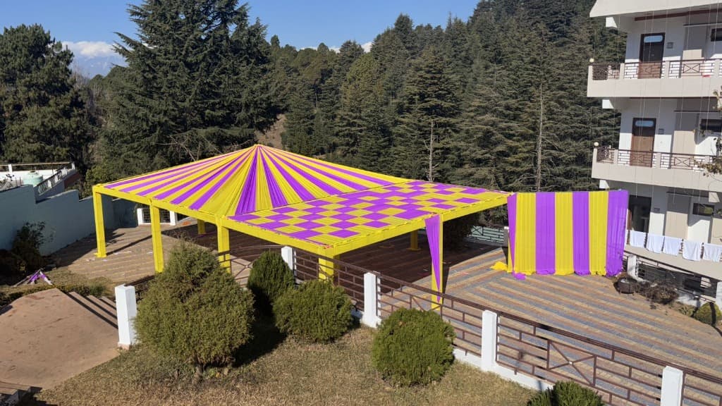 Mountain Terrace Shamiana & Canopy